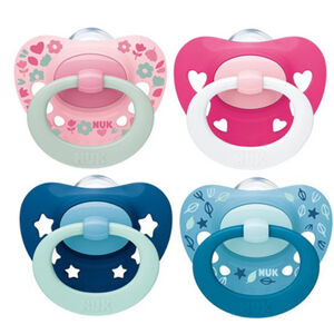 Nuk Signature Πιπίλα Σιλικόνης 6-18 Μηνών 