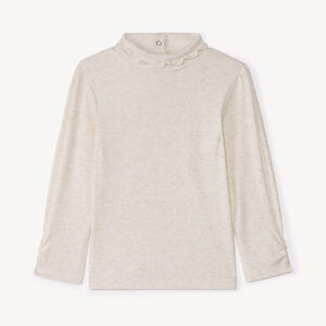 Ζιβάγκο πλεκτό κοτλέ με χρυσές λεπτομέρειες για μωρό κορίτσι 