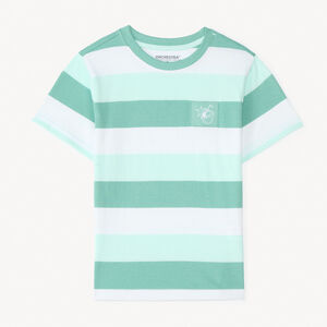 T-shirt με κοντά μανίκια σε ρίγες για αγόρι 