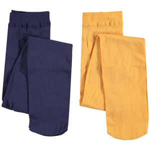 Σετ από 2 λεπτά μονόχρωμα καλσόν για κορίτσι 