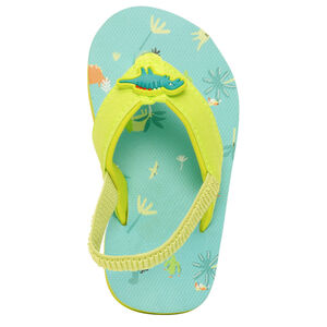 Σαγιονάρες με φαντεζί σχέδιο και σήμα δεινοσαύρων για bebe αγόρι 