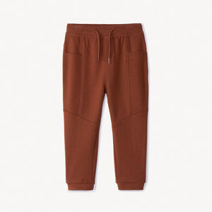 Φόρμα molleton φαντασίας μονόχρωμη για μωρό αγόρι 