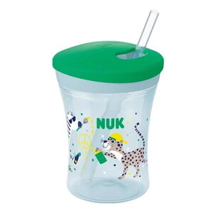 NUK Action Cup 230ml με καλαμάκι 