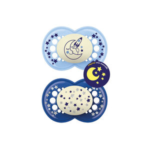 Πιπίλα Original Night Σιλικόνης 16+ μηνών -Τυχαία αποστολή σχεδίου 