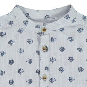 Πουκάμισο κοντομάνικο με σχέδιο φοίνικες για bebe αγόρι 