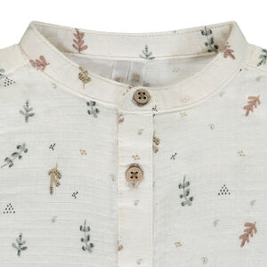 Σετ 2 τμχ. με κεντημένη σαλοπέτα για μωρό αγόρι 