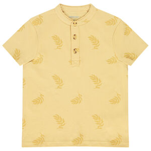 Πολυτελές κοντομάνικο πόλο με γιακά mao για αγόρι 