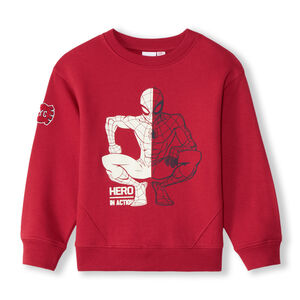 Φούτερ molleton Spider-Man Marvel για αγόρι κόκκινο 