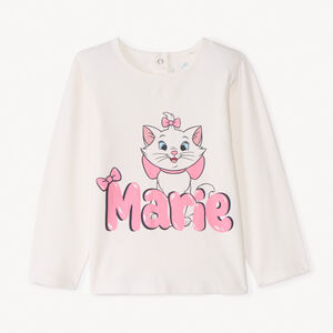 Μπλούζα με μακριά μανίκια jersey Marie Disney από Les Aristochats για μωρό κορίτσι 