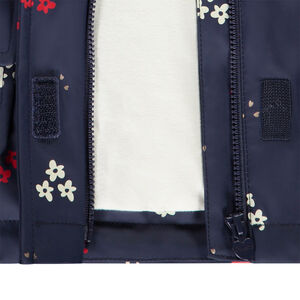 Πάρκα από ελαστικό καουτσούκ με επένδυση και σχέδιο λουλουδιών για κορίτσι μωρού 