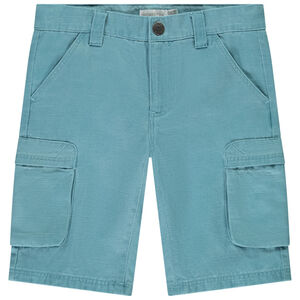 Bermuda uni avec poches effet cargo pour garçon  