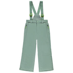 Παντελόνι σκι μονόχρωμο με αφαιρούμενες τιράντες για αγόρι 