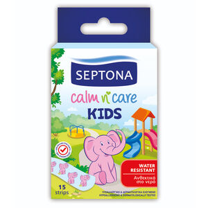 Septona – Calm n Care Kids Παιδικοί Ταχυεπίδεσμοι Ανθεκτικοί στο Νερό 15τμχ 