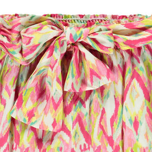 Παντελόνι 3/4 με κόμπο και σχέδιο ethnic για κορίτσι 