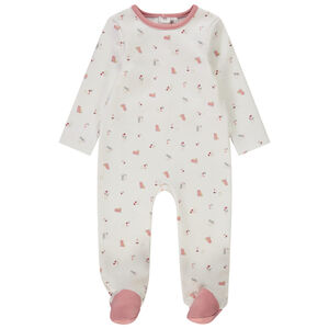 Φορμάκι με σχέδιο για bebe κορίτσι με διαφορετικά ανοίγματα ανάλογα με την ηλικία 