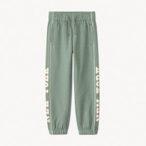 Παντελόνι jogging από molleton με τύπωμα και παγιέτες για κορίτσι 