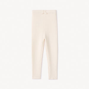 Μακρύ πλεκτό κολάν μονόχρωμο για μωρό κορίτσι 