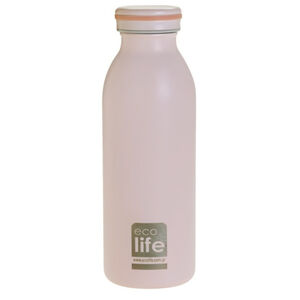 Eco Life Μεταλλικο Θερμος 450ml - Pastel Pink 