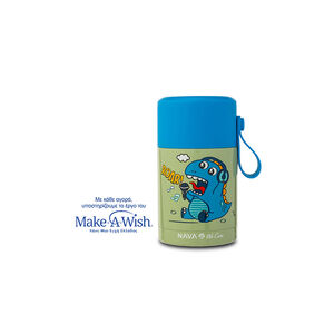 Παιδικό Δοχείο Φαγητού Ισοθερμικό Στρογγυλό "We Care" Πράσινο 400ml 