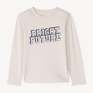 T-shirt à manches longues imprimé pour garçon 