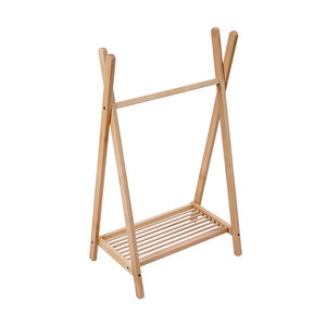 Σταντ ρούχων Léandre από βαμμένο ξύλο οξιάς 