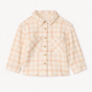 Γιακάς φούτερ φλανούν σε φλοράλ σχέδιο για κορίτσι μωρού 