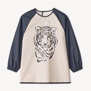 Ποδιά ζωγραφικής με τύπωμα τίγρης για αγόρι 