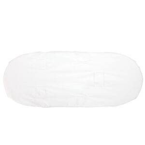 Σεντόνι-κάλυμμα 2 σε 1 για καλαθούνα 30 x 75 cm λευκό 