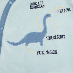 Ολόσωμο Φορμάκι Ύπνου Από Βελούδο «Οι Φίλοι Μου Οι Δεινόσαυροι» Για Αγοράκι 