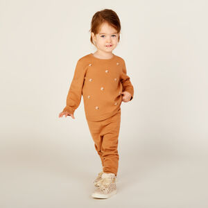 Σετ δύο τεμαχίων συνολικής εμφάνισης πλεκτό για κορίτσι μωρού 