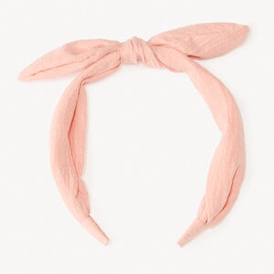 Κεφαλοδέσμη από ύφασμα με φιόγκο για κορίτσι 