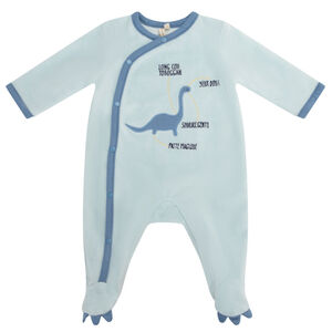 Ολόσωμο Φορμάκι Ύπνου Από Βελούδο «Οι Φίλοι Μου Οι Δεινόσαυροι» Για Αγοράκι 