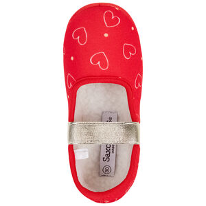 Βρεφικά παπουτσάκια babies με σχέδιο καρδιές για κορίτσι 