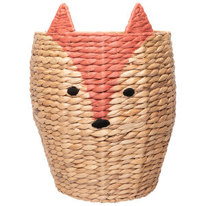 Καλάθι αποθήκευσης από υδρόφιλη ίνα με σχέδιο κεφαλής αλεπούς 