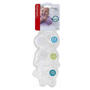 Μασητικο Οδοντοφυιας Crystal Clear Teethings Stages Gift Set INFANTINO 