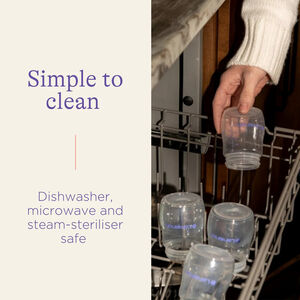 Μπιμπερό Θηλασμού με Θηλή NW Μεσαίας Ροής 2x240ml Lansinoh  