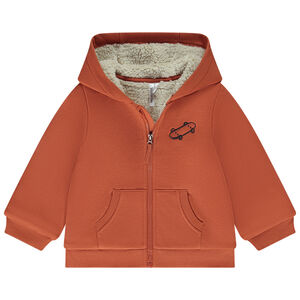 Ζακέτα με κουκούλα και κέντημα skate για bebe αγόρι 