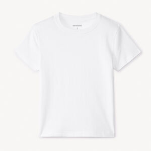 Κοντομάνικο μπλουζάκι jersey μονόχρωμο για αγόρι 