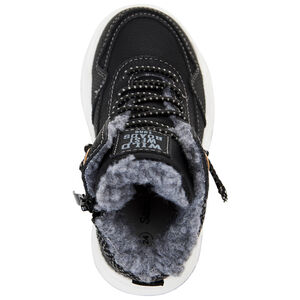 Μποτάκια με επένδυση, ελαστικά κορδόνια και φερμουάρ για αγόρι 