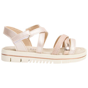 Σανδάλια με σταυρωτές λουρίδες και ενισχυμένη σόλα για κορίτσι 