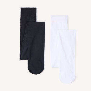 Σετ από 2 λεπτά μονόχρωμα καλσόν για κορίτσι 