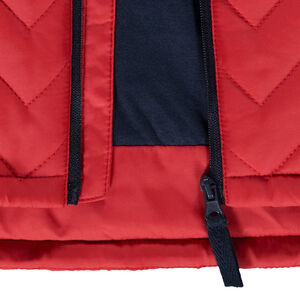 Αμάνικο παλτό με καπιτονέ σχέδιο zigzags για μωρό αγόρι 