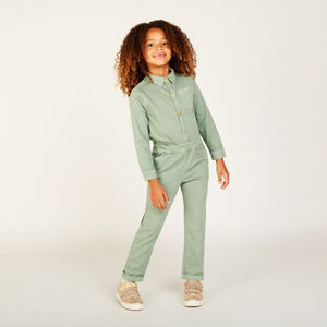 Μακριά τζιν φόρμα σε ομοιόμορφο σχέδιο για κορίτσι 