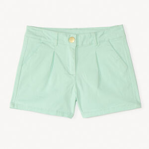 Βρακάκι από ενιαίο twill με εφέ πτυχής για κορίτσια 