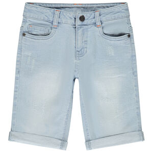 Βερμούδα Jean με εφέ used και ξεθωριασμένο για αγόρι 