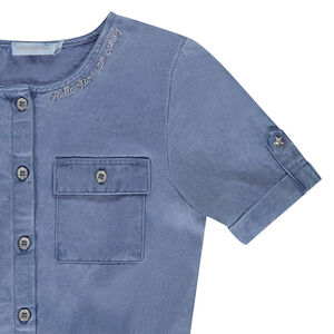 Σορτς από βισκόζη με κέντημα για κορίτσι 