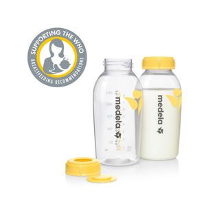 Φιάλες συλλογής μητρικού γάλακτος 250ml 2τμχ 