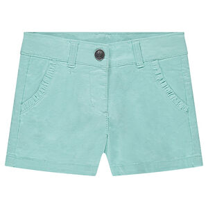 Σορτσάκι από τουίλ με βολάν στις τσέπες 