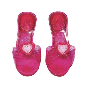 Παιδικά παπούτσια πριγκίπισσας με glitter σε ροζ χρώμα 