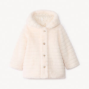 Παλτό από ψεύτικη γούνα ειδικό για πολύ κρύο για μωρό κορίτσι 